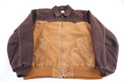 Carhartt Logo Patch Tan & Brown Santa Fe Jacket - Jacket - Thrifted Threads