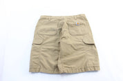 Carhartt Logo Patch Tan Cargo Shorts - ThriftedThreads.com