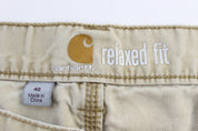 Carhartt logo Patch Tan Cargo Shorts - Pants/Shorts - Thrifted Threads
