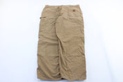 Carhartt Logo Patch Tan Carpenter Pants - ThriftedThreads.com