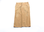 Carhartt Logo Patch Tan Carpenter Pants - ThriftedThreads.com