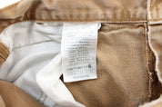 Carhartt Logo Patch Tan Carpenter Pants - ThriftedThreads.com