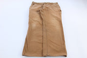 Carhartt Logo Patch Tan Carpenter Pants - ThriftedThreads.com