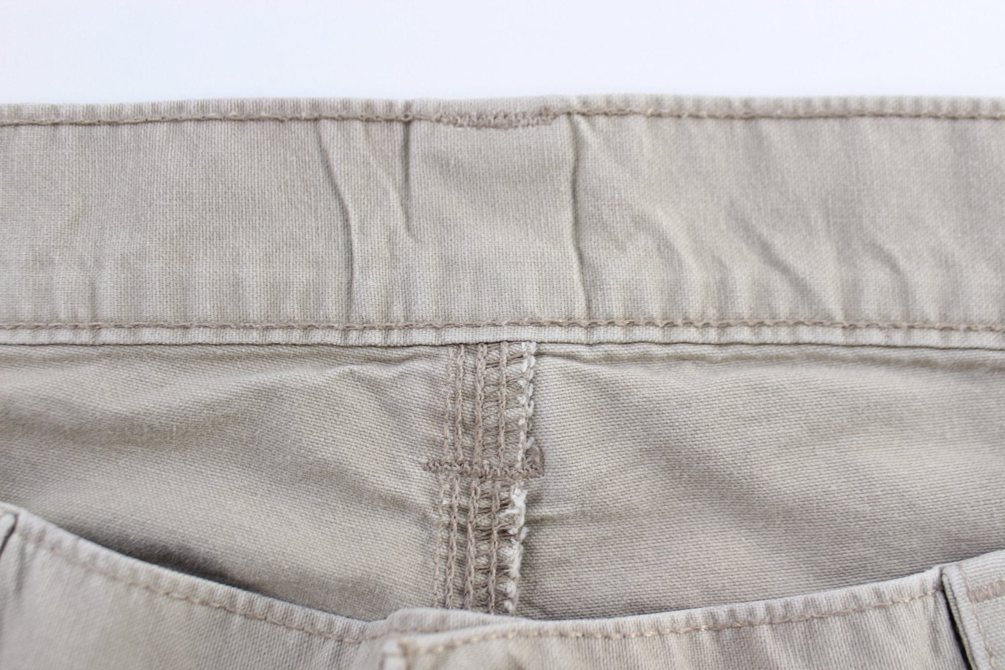 Carhartt Logo Patch Tan Carpenter Pants - Pants - Thrifted Threads