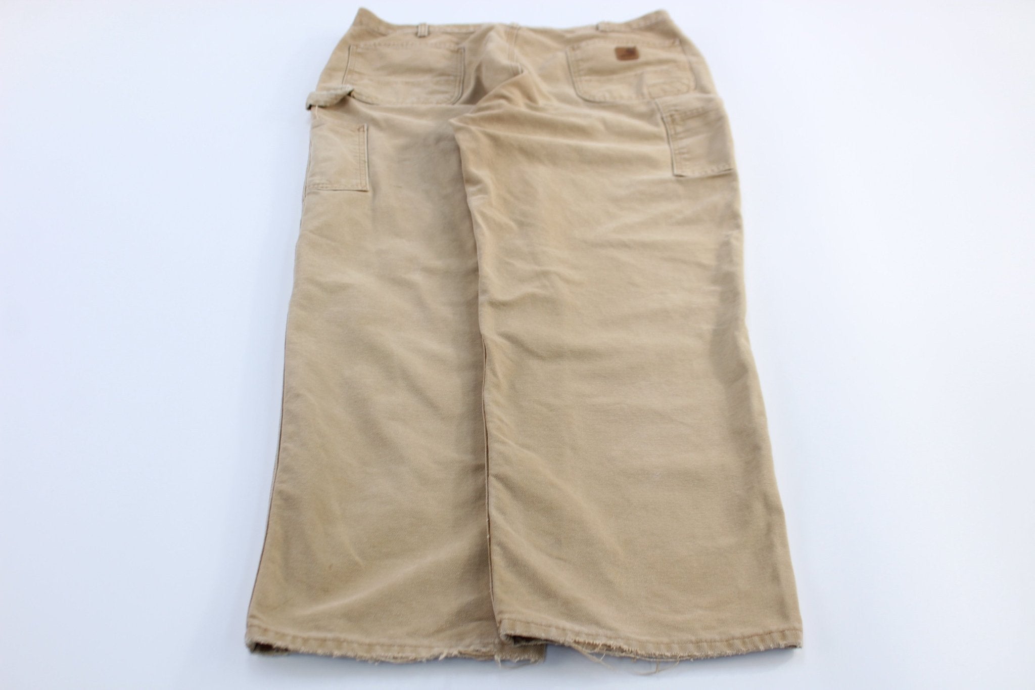 Carhartt Logo Patch Tan Carpenter Pants - Pants/Shorts - Thrifted Threads