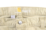 Carhartt Logo Patch Tan Carpenter Pants - Pants/Shorts - Thrifted Threads