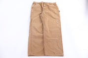 Carhartt Logo Patch Tan Carpenter Pants - Pants/Shorts - Thrifted Threads