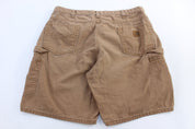 Carhartt Logo Patch Tan Carpenter Shorts - Pants/Shorts - Thrifted Threads