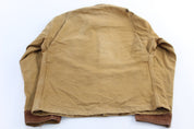 Carhartt Logo Patch Tan Chore Jacket - ThriftedThreads.com