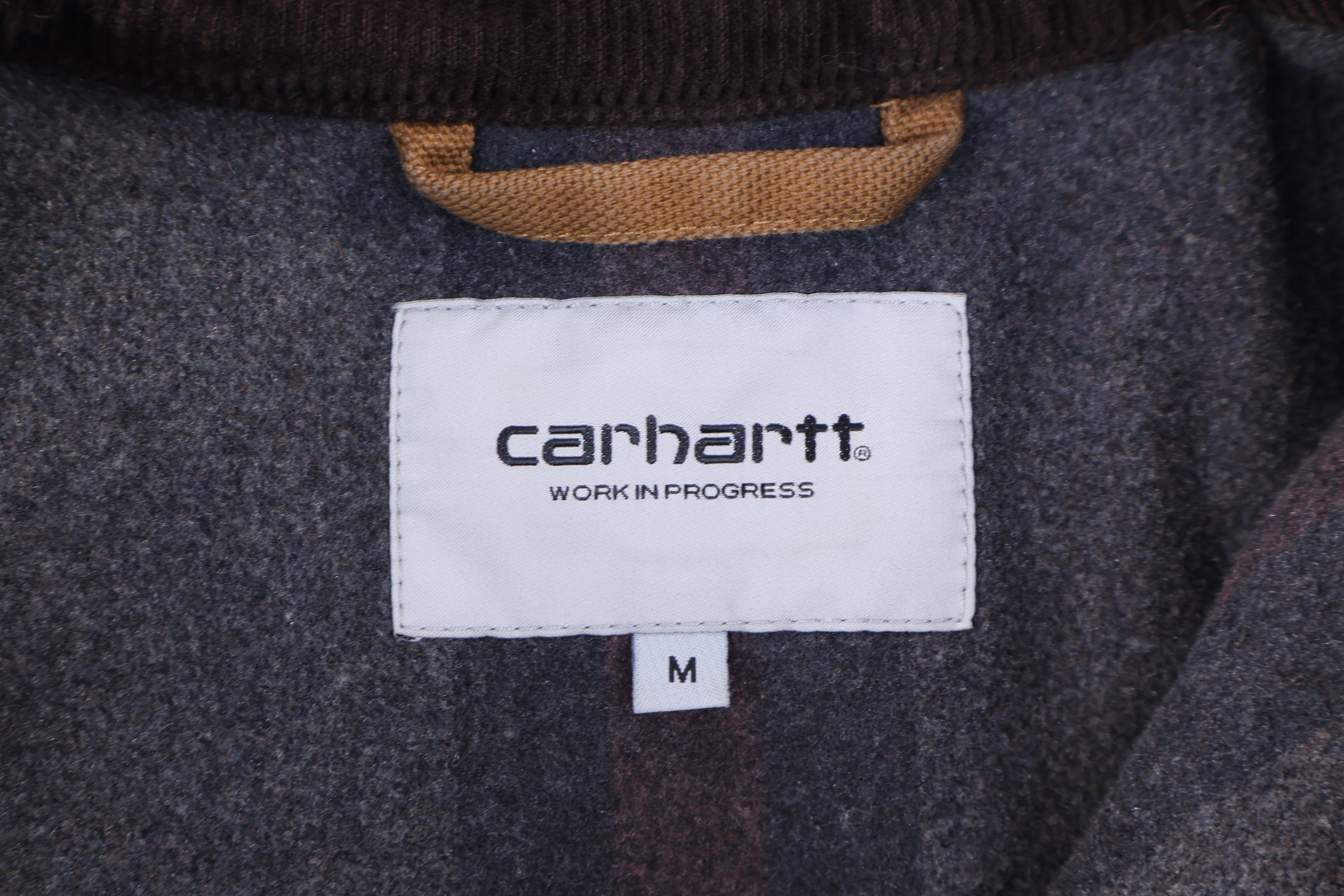 Carhartt Logo Patch Tan Chore Jacket - Jacket - Thrifted Threads