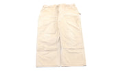 Carhartt Logo Patch Tan Double Knee Pants - ThriftedThreads.com