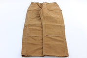 Carhartt Logo Patch Tan Double Knee Pants - ThriftedThreads.com