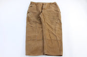 Carhartt Logo Patch Tan Double Knee Pants - Pants - Thrifted Threads
