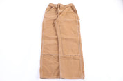 Carhartt Logo Patch Tan Double Knee Pants - pants - Thrifted Threads