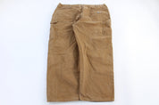 Carhartt Logo Patch Tan Double Knee Pants - Pants - Thrifted Threads