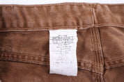 Carhartt Logo Patch Tan Double Knee Pants - Pants/Shorts - Thrifted Threads