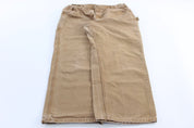 Carhartt Logo Patch Tan Dunagree Fit Pants - ThriftedThreads.com