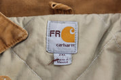 Carhartt Logo Patch Tan Flame Resistant Traditional Zip Up Jacket - Jackets - Thrifted Threads