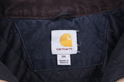 Carhartt Logo Patch Tan Full Zip Jacket - Jacket - Thrifted Threads