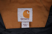 Carhartt Logo Patch Tan Full Zip Jacket - Jacket - Thrifted Threads