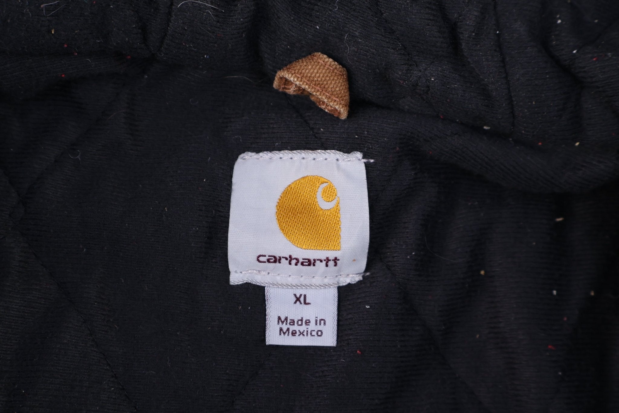 Carhartt Logo Patch Tan Full Zip Jacket - Jacket - Thrifted Threads
