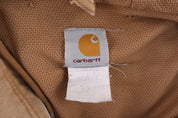 Carhartt Logo Patch Tan Full Zip Jacket - Jacket - Thrifted Threads