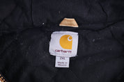 Carhartt Logo Patch Tan Full Zip Jacket - Jacket - Thrifted Threads