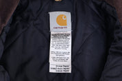 Carhartt Logo Patch Tan Full Zip Jacket - Jacket - Thrifted Threads