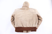 Carhartt Logo Patch Tan Full Zip Jacket - Jacket - Thrifted Threads