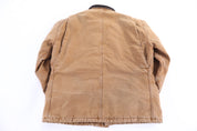 Carhartt Logo Patch Tan Full Zip Jacket - Jackets - Thrifted Threads