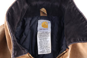 Carhartt Logo Patch Tan Full Zip Jacket - Jackets - Thrifted Threads