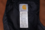 Carhartt Logo Patch Tan Full Zip Vest - Vest - Thrifted Threads