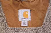 Carhartt Logo Patch Tan Full Zip Vest - Vest - Thrifted Threads