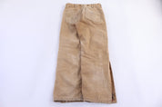 Carhartt Logo Patch Tan Insulated Pants - Pants - Thrifted Threads