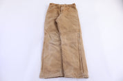 Carhartt Logo Patch Tan Insulated Pants - Pants - Thrifted Threads