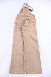 Carhartt Logo Patch Tan Overalls - Overalls - Thrifted Threads