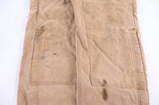 Carhartt Logo Patch Tan Overalls - Overalls - Thrifted Threads
