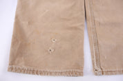 Carhartt Logo Patch Tan Overalls - Overalls - Thrifted Threads