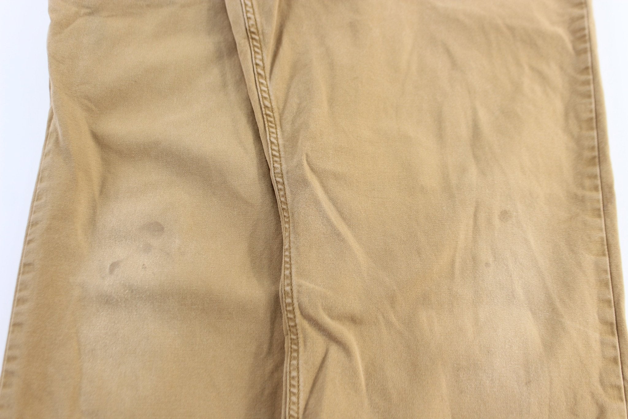 Carhartt Logo Patch Tan Pants - ThriftedThreads.com