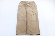 Carhartt Logo Patch Tan Pants - ThriftedThreads.com
