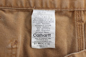 Carhartt Logo Patch Tan Pants - ThriftedThreads.com