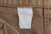 Carhartt Logo Patch Tan Pants - ThriftedThreads.com