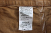 Carhartt Logo Patch Tan Pants - ThriftedThreads.com