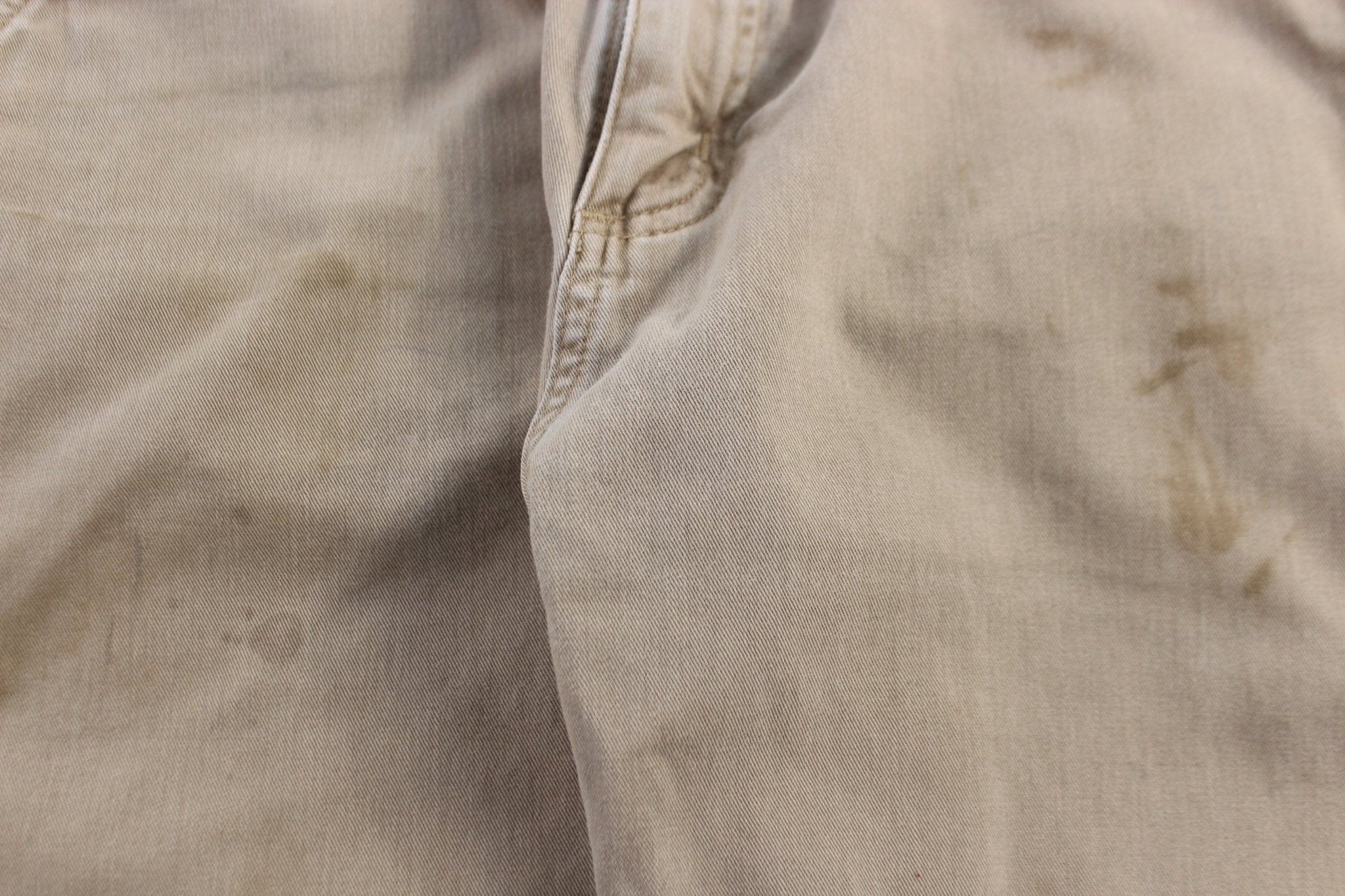 Carhartt Logo Patch Tan Pants - ThriftedThreads.com