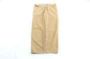 Carhartt Logo Patch Tan Pants - ThriftedThreads.com