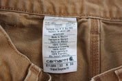 Carhartt Logo Patch Tan Pants - ThriftedThreads.com