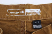 Carhartt Logo Patch Tan Pants - ThriftedThreads.com