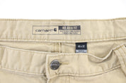 Carhartt Logo Patch Tan Pants - ThriftedThreads.com
