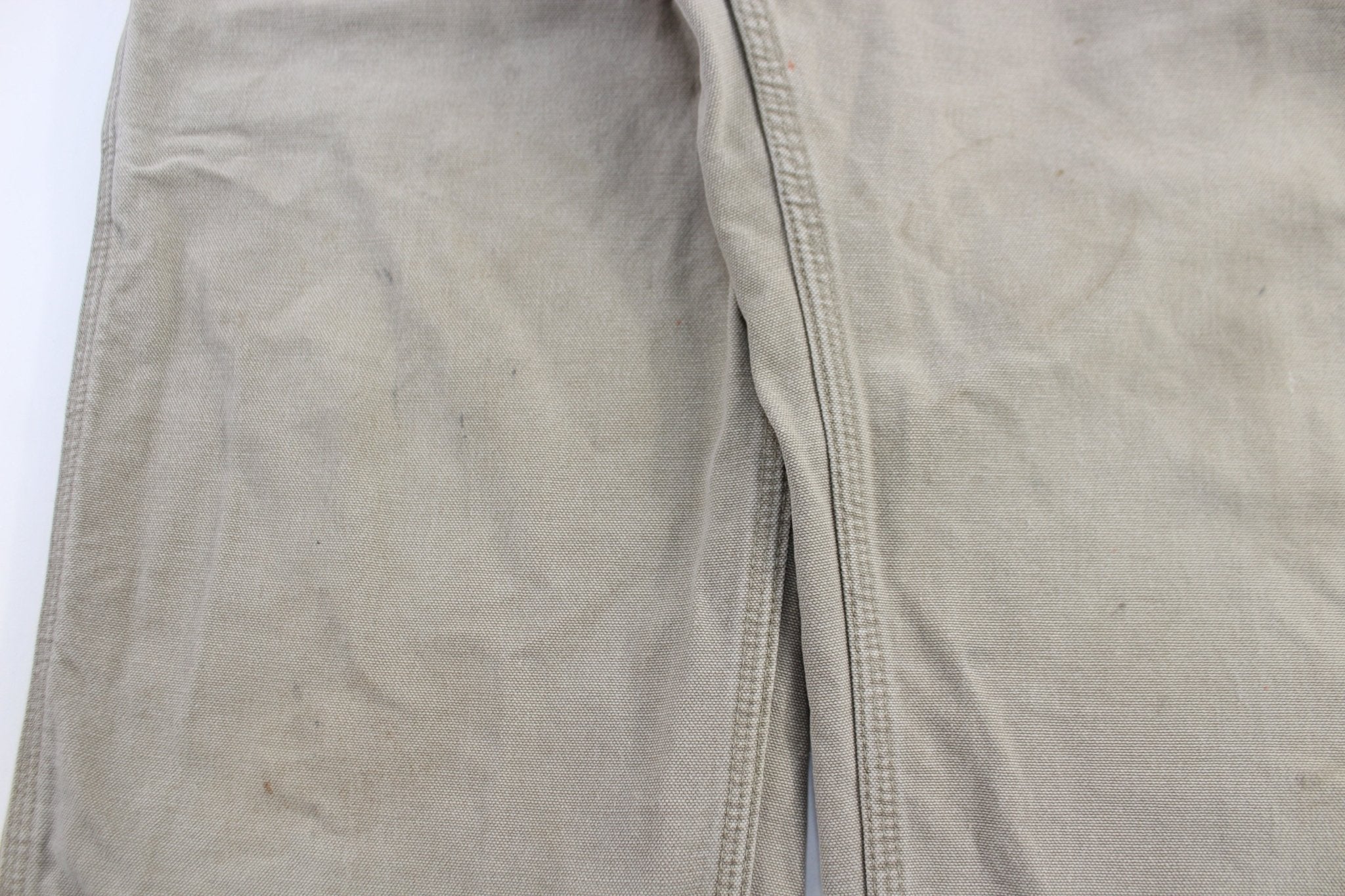 Carhartt Logo Patch Tan Pants - Pants - Thrifted Threads