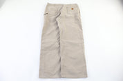 Carhartt Logo Patch Tan Pants - Pants - Thrifted Threads